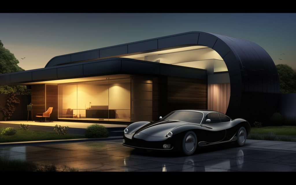 3d rendering house model (2)