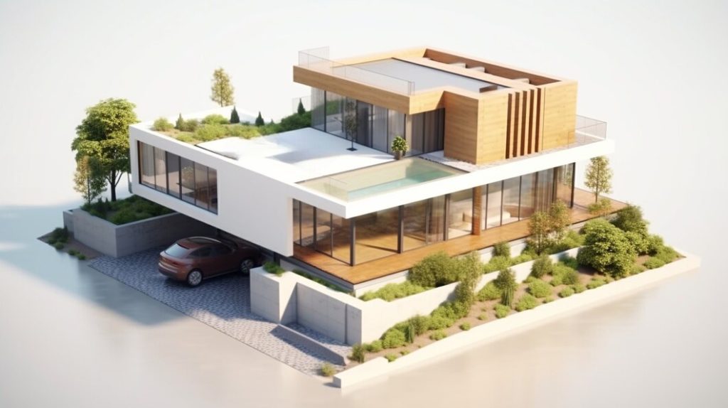 3d rendering house model 23 2150799679